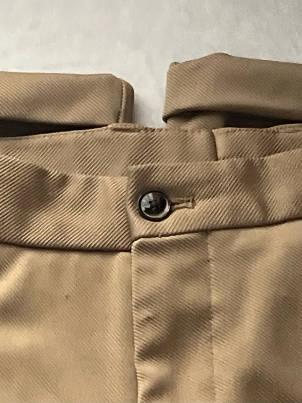 Zara Slim Straight Khaki Chinos - Light Brown, Size 30 (US)